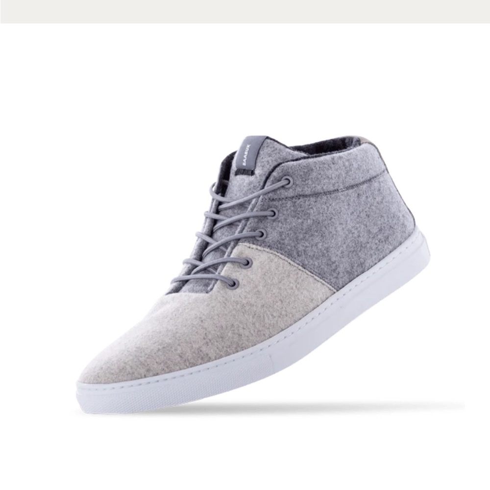 Baabuk Sky Wooler Shoe in Middle Grey Size 36 EUC